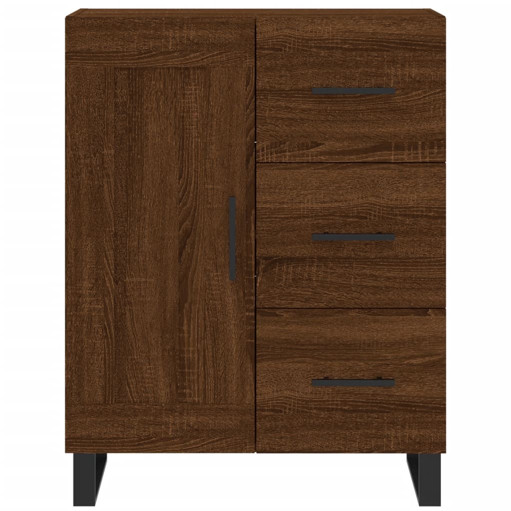 vidaXL Skříň highboard hnědý dub 69,5 x 34 x 180 cm kompozitní dřevo