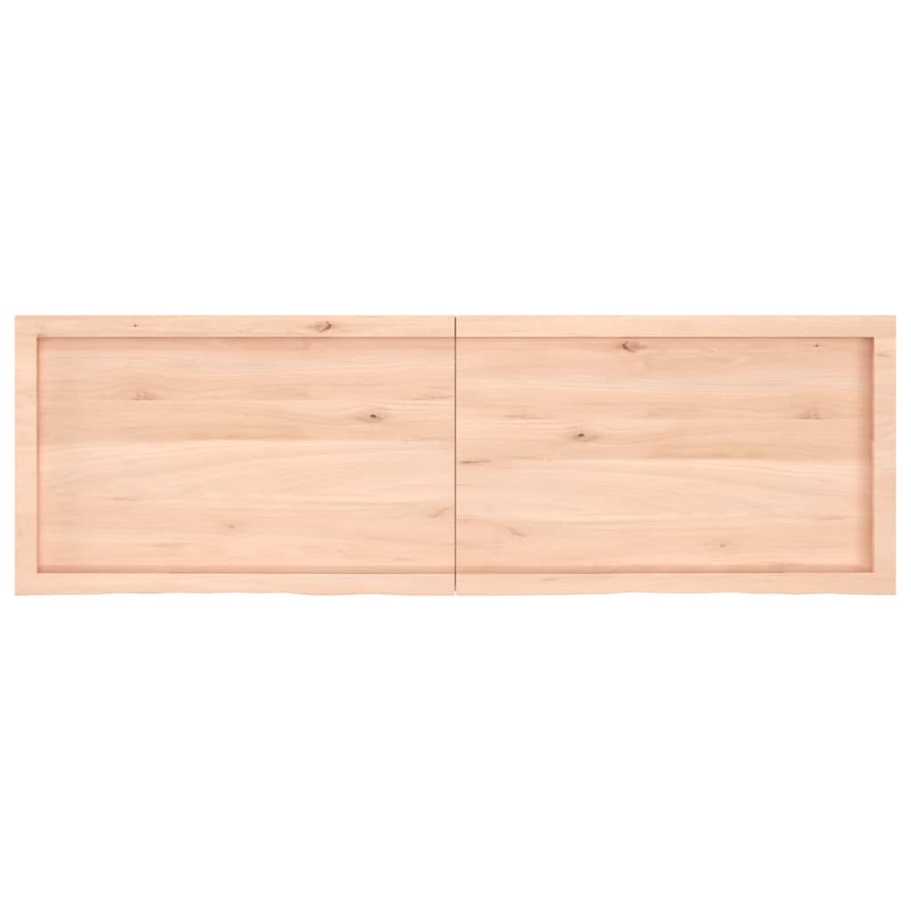 vidaXL Koupelnová deska 160x50x(2-4) cm neošetřené masivní dřevo